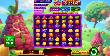 Giga Match Fruits: Spielautomat