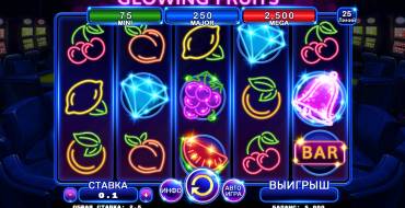Glowing Fruits: Spielautomat