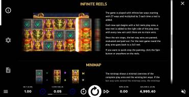 Gods of Gold InfiniReels: Boni