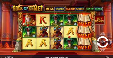 Gods of Kemet: Spielautomat