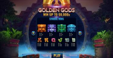 Golden Gods: Auszahlungstabelle