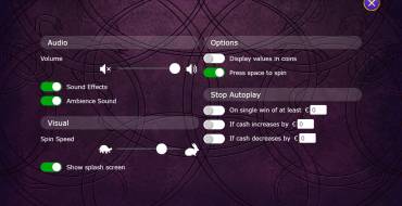 Golden Gorgon: Parameter
