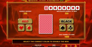 Grand Wild Dragon 20: Risiko-Spiel