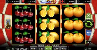 Great 27: Spielautomat