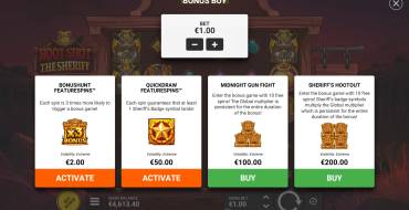 Hoot Shot The Sheriff: Einzigartige Merkmale