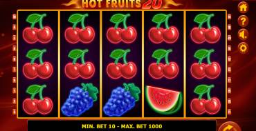 Hot Fruits 20: Spielautomat
