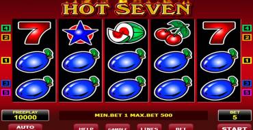 Hot Seven: Spielautomat
