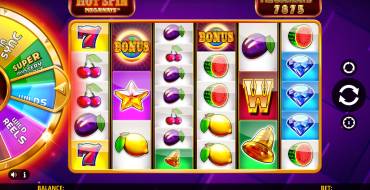 Hot Spin Megaways: Spielautomat