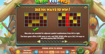 Hotel Yeti Way: Zeilen