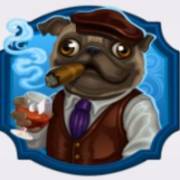 Hound Hotel: Ein Mops mit Cognac und einer Zigarre,