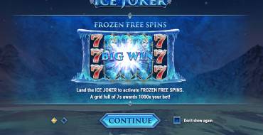 Ice Joker: Spielautomat