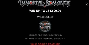 Immortal Romance Remastered: Boni