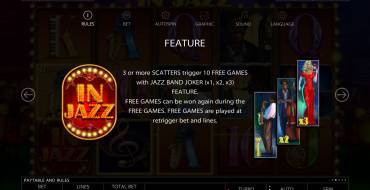 In Jazz: Gratis-Spins