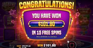 Jackpot Blaze: Gewinne