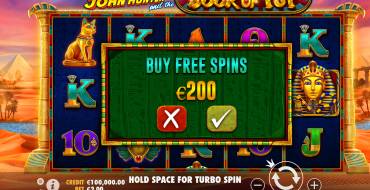John Hunter and the Book of Tut: Gratis-Spins