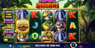 Jumbo Safari: Spielautomat