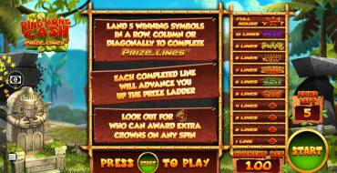 King Kong Cash Prize Lines: Spielautomat