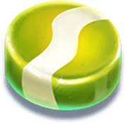 King of Sweets: Grüner Lollipop