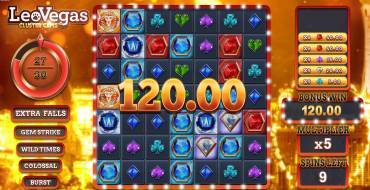 Leo Vegas Cluster Gems: Gewinne