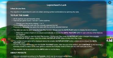 Leprechaun's Luck: Regeln