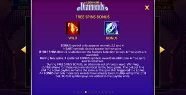 Lock it Link Diamonds: Gratisdrehs und/oder Neudrehungen