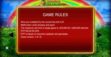 Luck O' The Irish Fortune Spins: Regeln