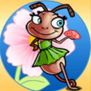 Lucky Buzz: Eine Biene mit einer Blume