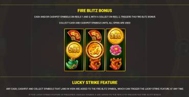 Lucky Fire Blitz Hotstepper: Bonus Spiele