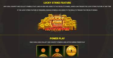 Lucky Fire Blitz Hotstepper: Bonus Spiele