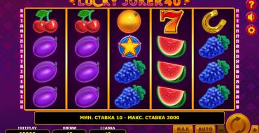 Lucky Joker 40: Spielautomat