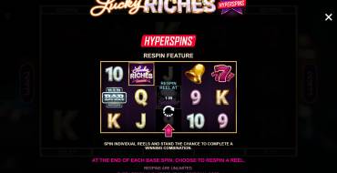 Lucky Riches Hyperspins: Boni
