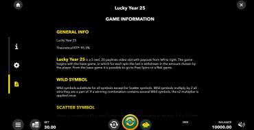Lucky Year 25: Regeln