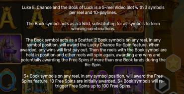 Luke E. Chance and the Book of Luke: Regeln
