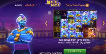 Magic Lamp: Einzigartige Merkmale