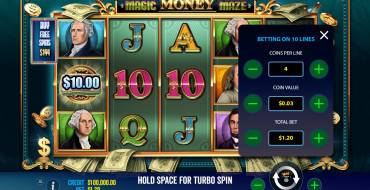 Magic Money Maze: Wette