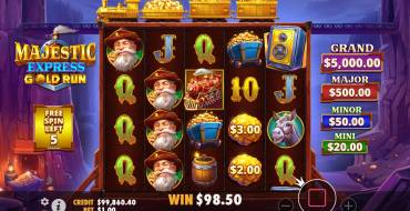 Majestic Express Gold Run: Gratis-Spins