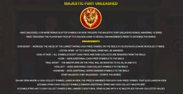 Majestic Fury Megaways Unleashed: Bonus Spiele