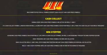 Majestic Fury Win Stepper: Bonus Spiele