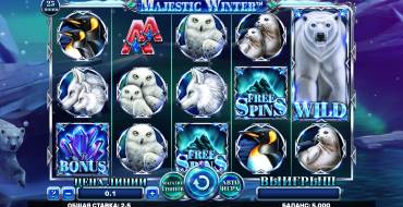 Majestic Winter: Spielautomat