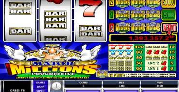 Major Millions 3 Reel Progressive: Spielautomat