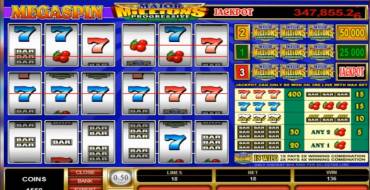 Major Millions 3 Reel Progressive: Gewinne