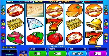 Mega Moolah Summertime – Progressive: Spielautomat