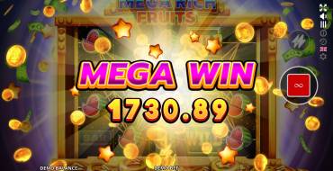 Mega Rich Fruits: Gewinne