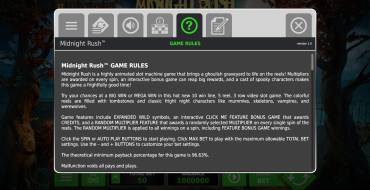 Midnight Rush: Regeln