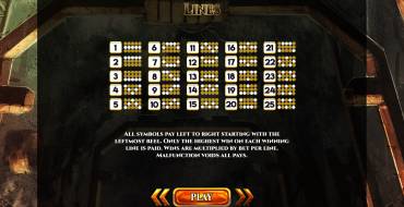 Mines of Gold: Zeilen