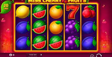 Miss Cherry Fruits: Spielautomat