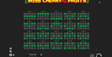 Miss Cherry Fruits: Zeilen