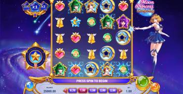 Moon Princess Stargazing: Spielautomat