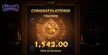Mystic Spells: Gewinne