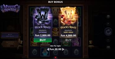 Mystic Spells: Bonus Spiele